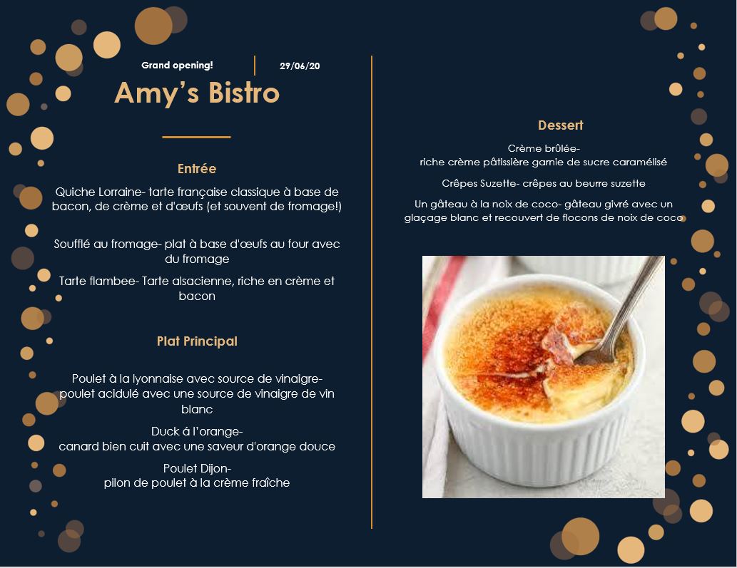 Stahsmfl Mrs Kelly S Y8 French Class Did A Lesson On La Gastronomie La Cuisine Francaise Amy Harriet And Ellie Invite You To Their Bistro Cafe Creativitywithlanguages Languagelearninginlockdown Funwithfrench Stahsmfl Stahs