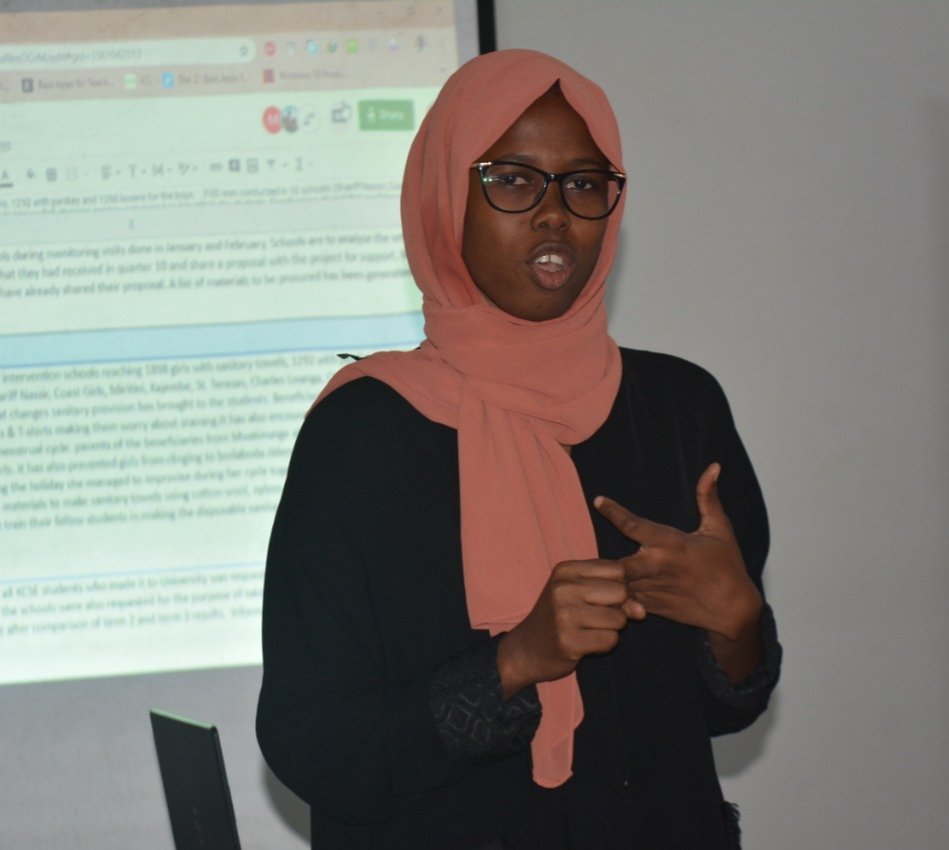 ManyattaYouth_m's tweet photo. #UsalamaWajibuWangu
Our Third Panelist this afternoon is @AmynaMahmoud,  A Community development &amp; Counseling expert,
Life skills mentor at I Choose Life Africa Project associate supporting Community engagement. https://t.co/t6HotUpFfB