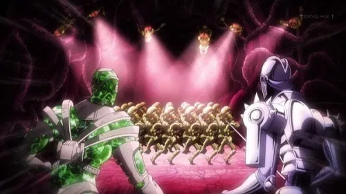 かなめ 多忙 Jojo Anime ジョジョ 3部17話 再放送 ラバーズがクズすぎた この視聴者のイライラがマックスになった時承太郎のオラオララッシュがきてスカッとしました 花京院の 最後まで諦めるな ってセリフ とてもよかったです 短いセリフ