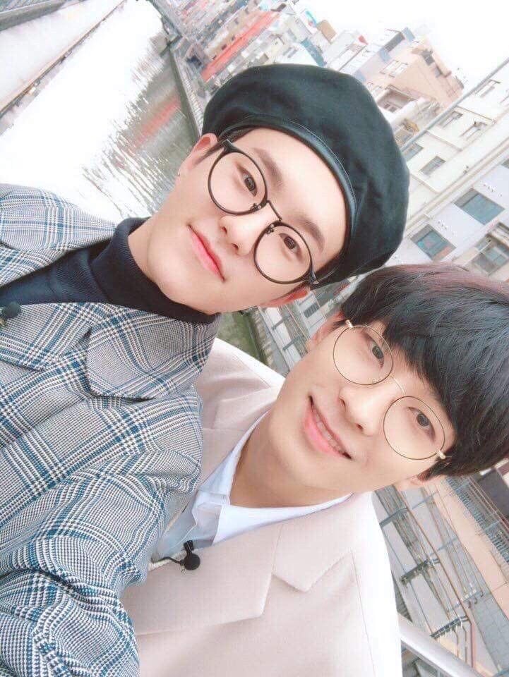 — and they actually did came back in japan! they're with the whole group but they did not forget to take pictures together  drag hoshi with u everywhere, wonu!  #soonwoo  #wonhosh