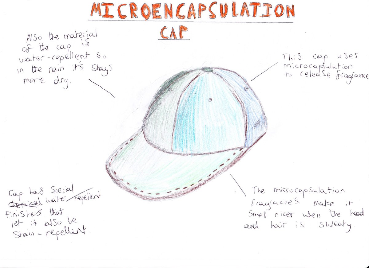 CDPStoday's tweet photo. Year 8 pupils have been designing products with smart textiles that use microencapsulation technology: caps from Merri and Archie, socks from Evie and gloves from Chelsey.
#Year8Design #RemoteLearning https://t.co/eQt9MZGH8k