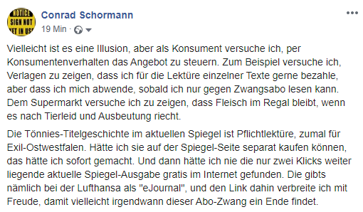 Bodenseeperlen's tweet photo. Der aktuelle Spiegel gratis als pdf ("Zum Deal" anklicken, dann herunterladen) 👉 https://t.co/2PZeByxXUS

(Hat nix mit Schach zu tun, aber ist mir ein Anliegen.) https://t.co/dQmI3r5Rtc