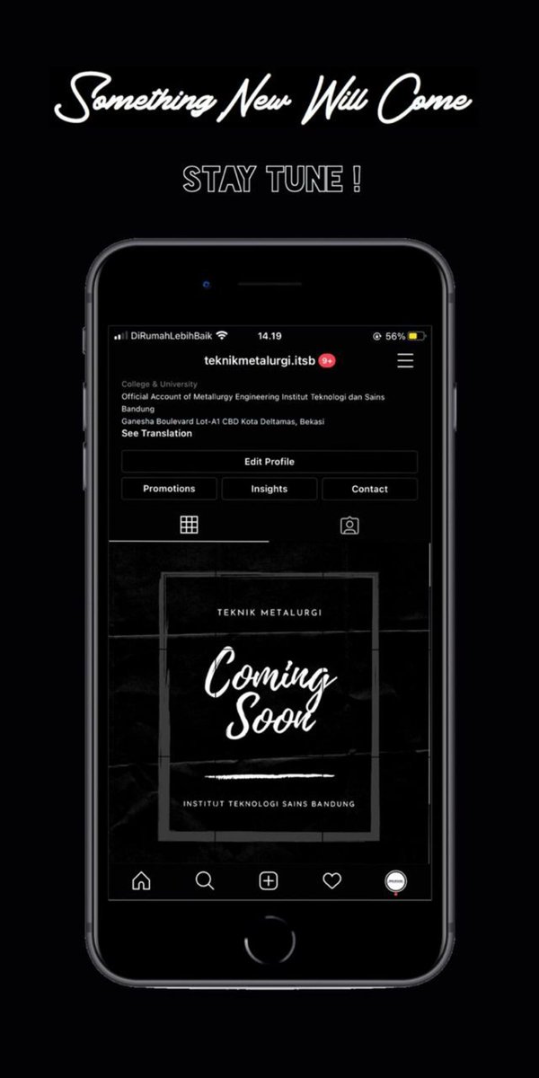 Salam metal,
Halo teman - teman metal semuanya, semoga sehat selalu ya...
Untuk kalian yang ingin lebih tau hal menarik dan seru lainnya, yuk follow dan pantengin instagram teknikmetalurgi.itsb 
Jangan sampai ketinggalan ya....

~Terimakasih