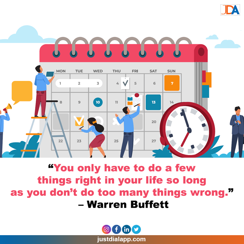 ourjustdialapp's tweet photo. The idea of right and wrong is a construct, of course, and it might feel overly simplistic to suggest that making the right choices will smooth the path forward.
#justdialapp#businesszon#motivation https://t.co/3yKwlhkViB