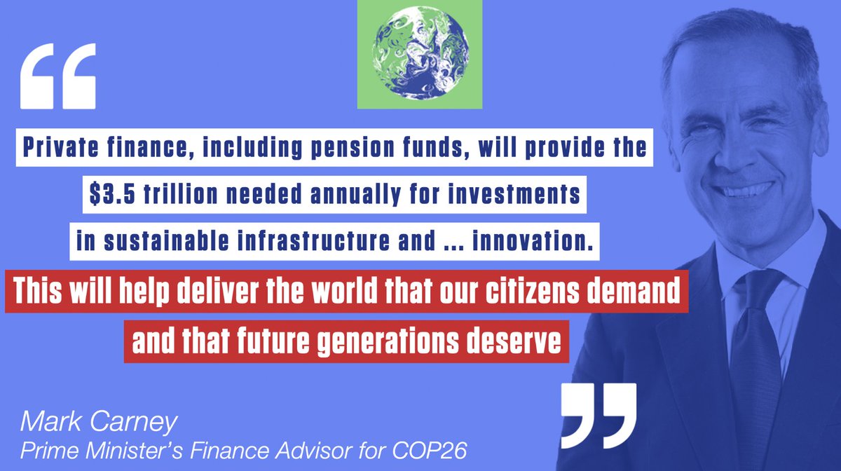 COP26 on Twitter: &quot;Mark Carney, the PM&#39;s Finance Advisor for #COP26, is  speaking at the @MMMoneyMatter campaign launch. ? ? ? Watch live here ?  https://t.co/z0a1zv9fzk #PensionsWithIntention | #ClimateAction…  https://t.co/QJUqB0WG8N&quot;