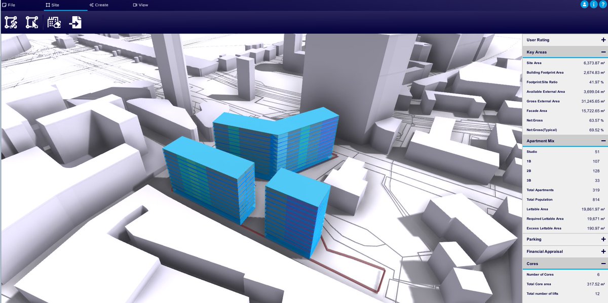 adddplus's tweet photo. "A generative design platform to allow developers to rapidly understand the likely viability of residential block development" https://t.co/fv3vuUes1P #generativedesign #datadrivendesign via @site_solve https://t.co/dQhSjrIZNb