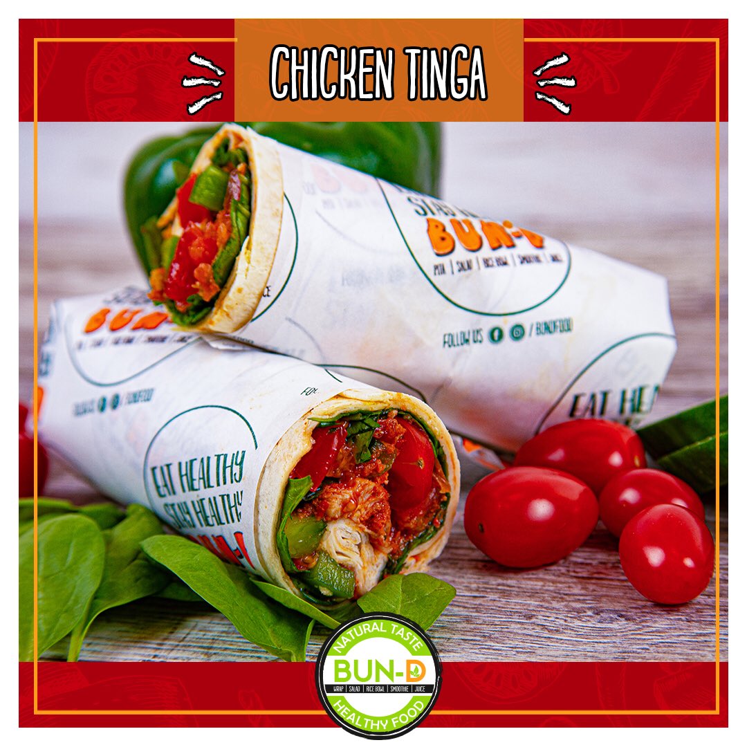 BUN__D's tweet photo. CHICKEN TINGA 😋 #chicken #chickenlover #redfoods #delicious #deliciousfood #healthyfood #healthylife #pita #wrap #salad #domato #eat https://t.co/RUyYG3OxPW