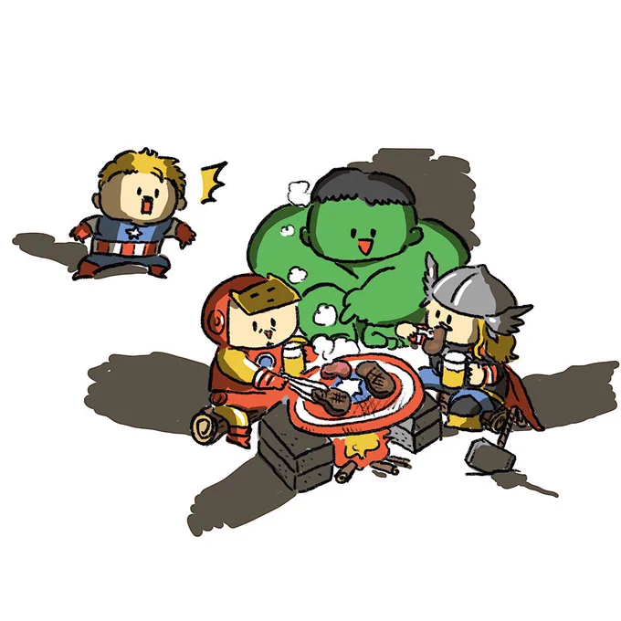 BBQ
#marvel #marvelcomics #Avengers 