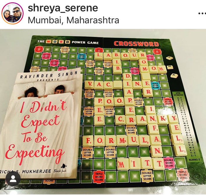 richasmukherjee's tweet photo. Humbled and thrilled everytime a reader lends their time and creativity to any of my books. What a wonderful frame! @shreya_serene @HarperCollinsIN @BlackInk_Books #IDidntExpectToBeExpecting #book #readers #pregnancy #humour #mustread #Reading #bookstagram https://t.co/dfaNIYziRQ