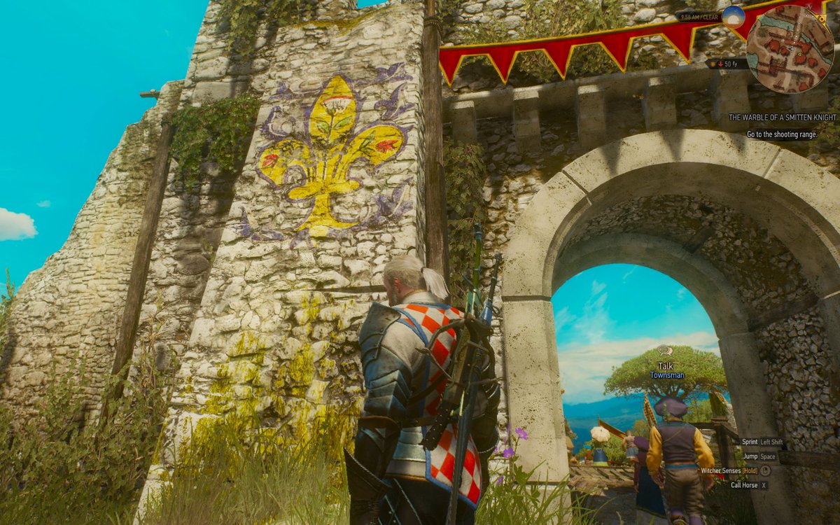 3/12  #MAMG20 Geralt participates in a tournament in „Toussaint. That ridiculous fairy-tale duchy“ (ToS), which is inspired by France. But the (neo-)medievalisms are not limited to French chivalric culture (Cervantes, Grimm, etc.). LTF warrants its own paper.
