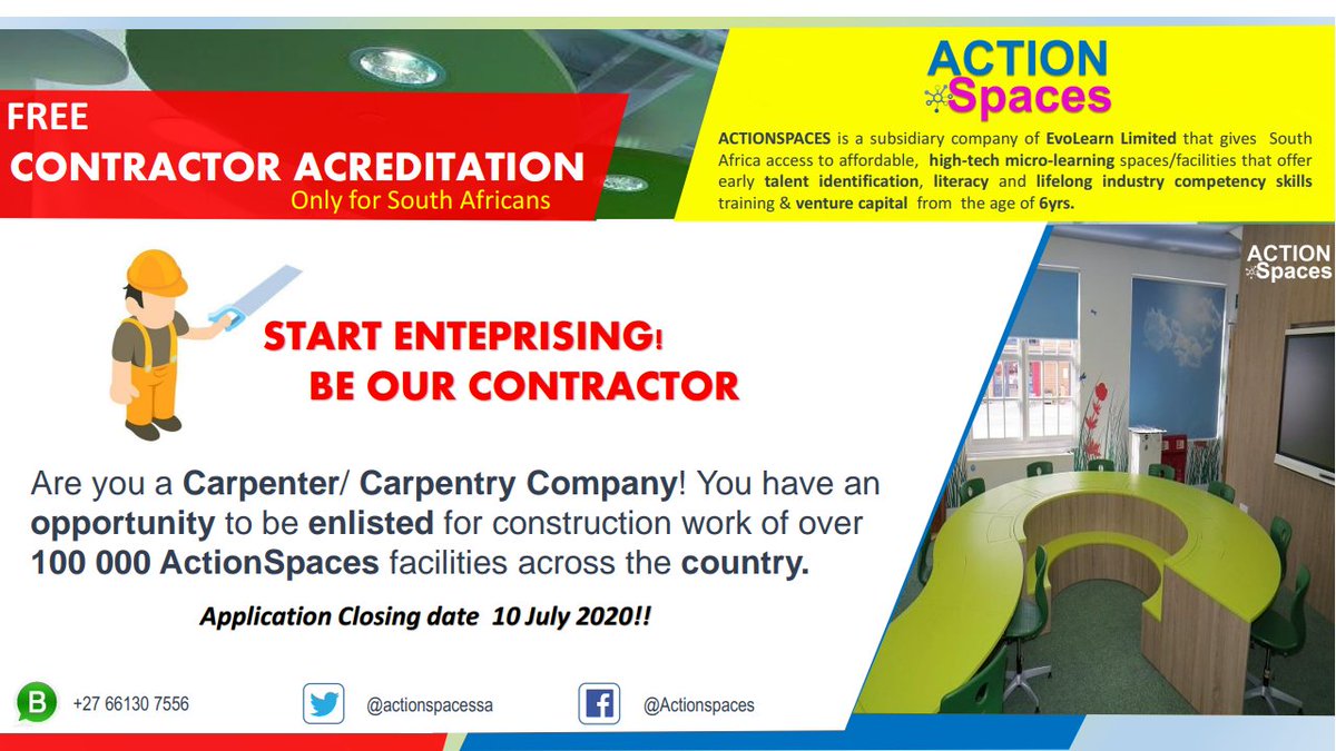 actionspacessa's tweet photo. Mzansi SME enteprenures# 
Get yourself first for business opportunities with @actionspacessa
Register on this link
https://t.co/dSSNCFbCZt https://t.co/DwG8txjjpC