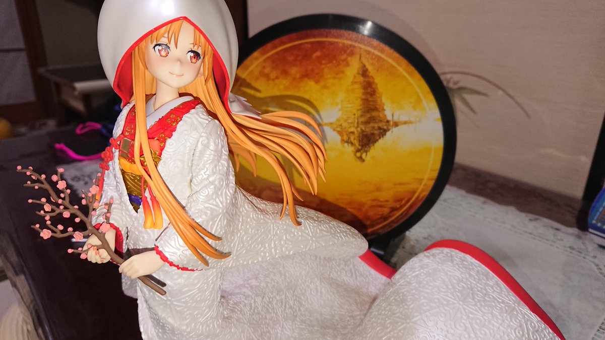 F Nexよりソードアート オンライン アリシゼーションのアスナの白無垢のフィギュアが届く Togetter