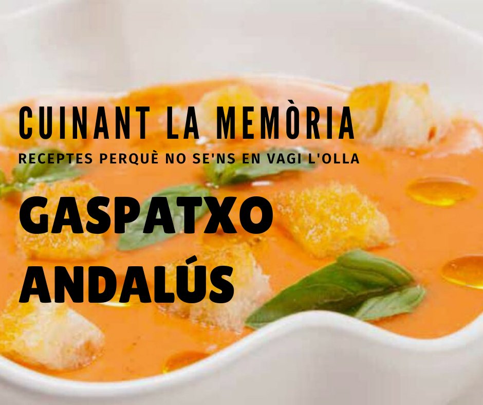 🍽 #ReceptesxlaMemòria
🆕 Gaspatxo andalús, una recepta senzilla en 3 únics passos que pot ajudar-nos a resoldre fàcilment un àpat d’estiu!
👩🍳👨🍳 T’animes a posar-te el davantal i cuinar-lo?
Recepta 👉 https://t.co/svxOCWv80n https://t.co/DIxXmAD0pB