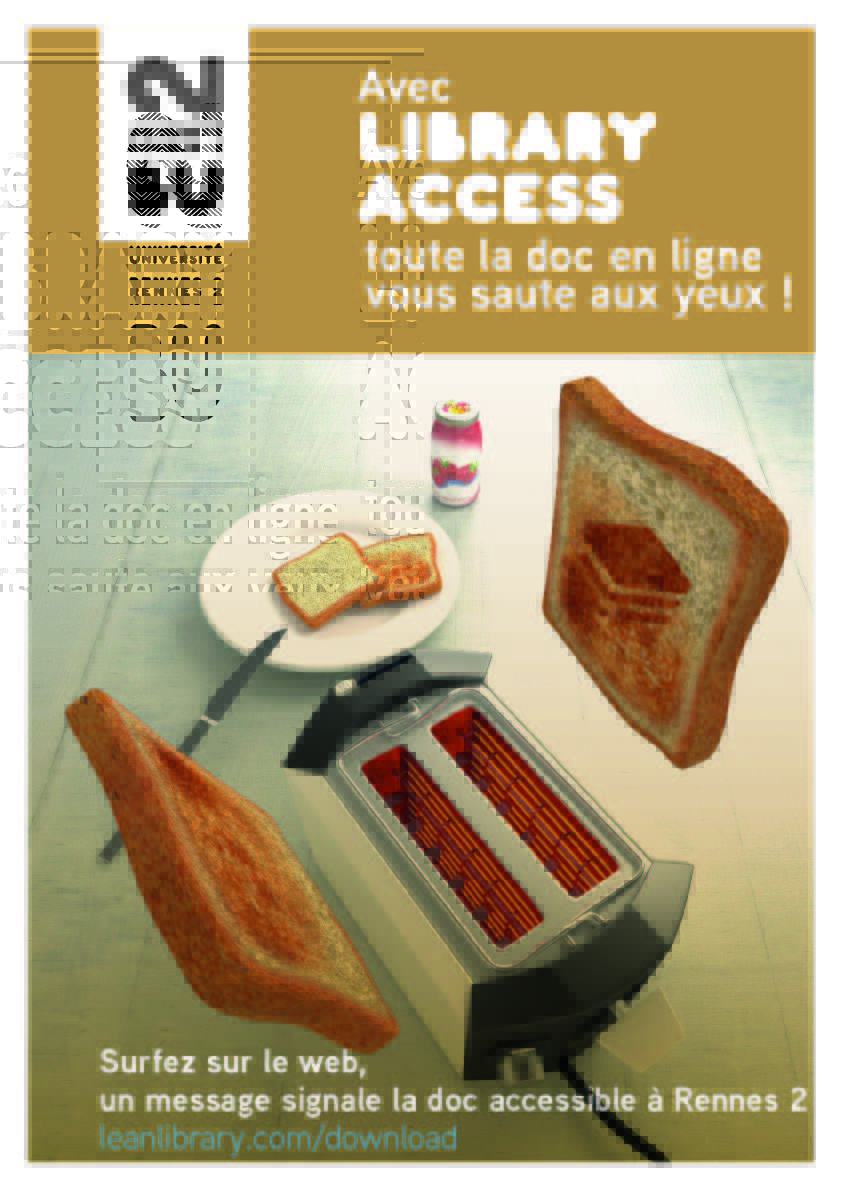 BURennes2's tweet image. Comment trouver un maximum de ressources pour vos recherches ❓ 
Accéder immédiatement aux #RessourcesEnLigne de @UnivRennes_2 ❓

📲Installer l&apos;extension #LibraryAccess, c&apos;est simple et c&apos;est toute la doc qui vous saute aux yeux !🤩🤩
🔛tutos.bu.univ-rennes2.fr/c.php?g=675070 
 
#MardiConseil