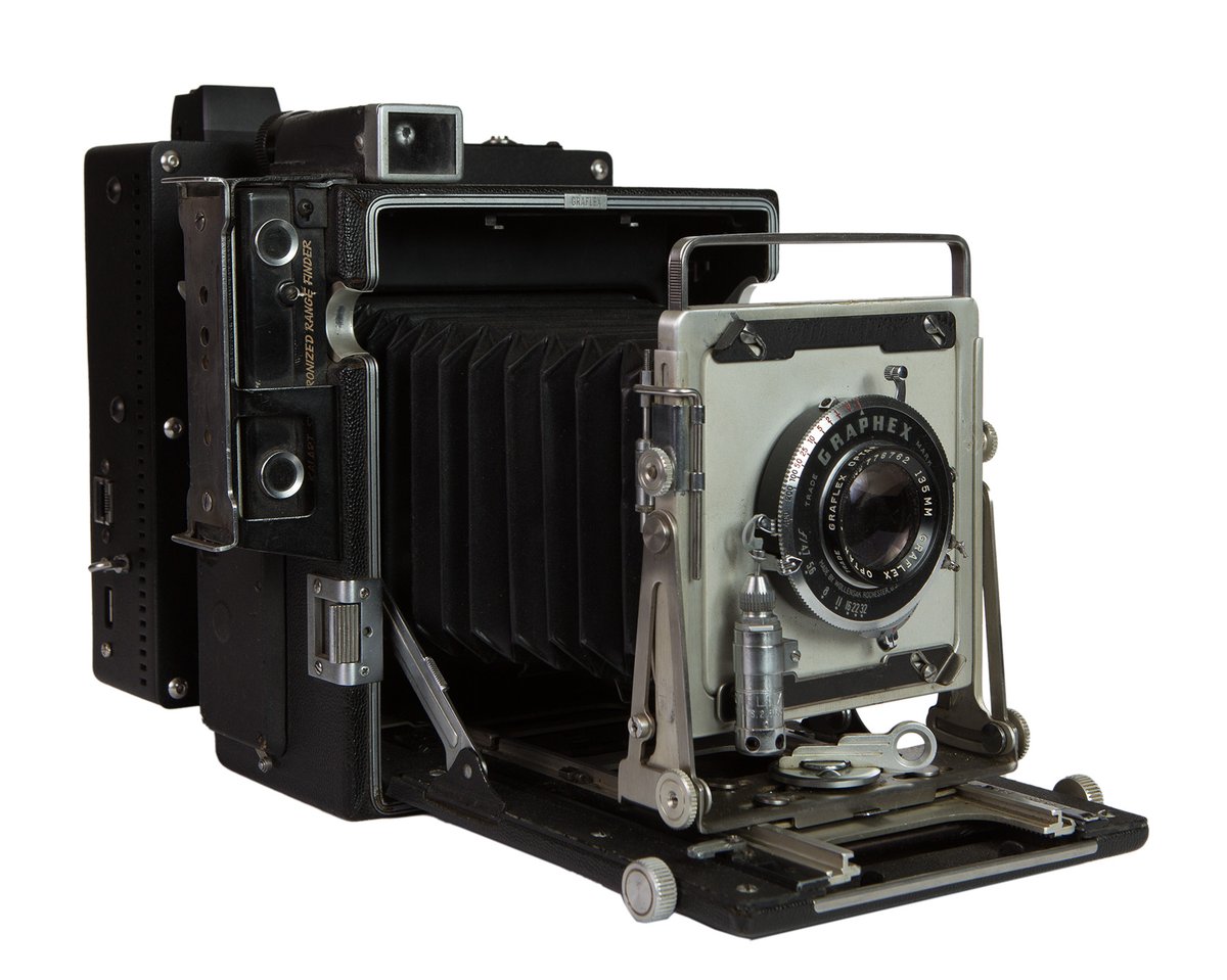 LargeSenseLLC's tweet photo. LS45 Graflok International Standard 4x5 Digital Back mounted on a Speed Graphic. #4x5digitalback #speedgraphic #graflok https://t.co/cqXrVrBDyQ