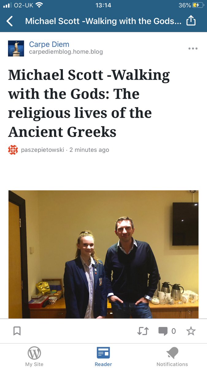 My new blog post is up! I discuss the talk I attended by <a href="/profmcscott/">Prof. Michael Scott</a> - link in my bio