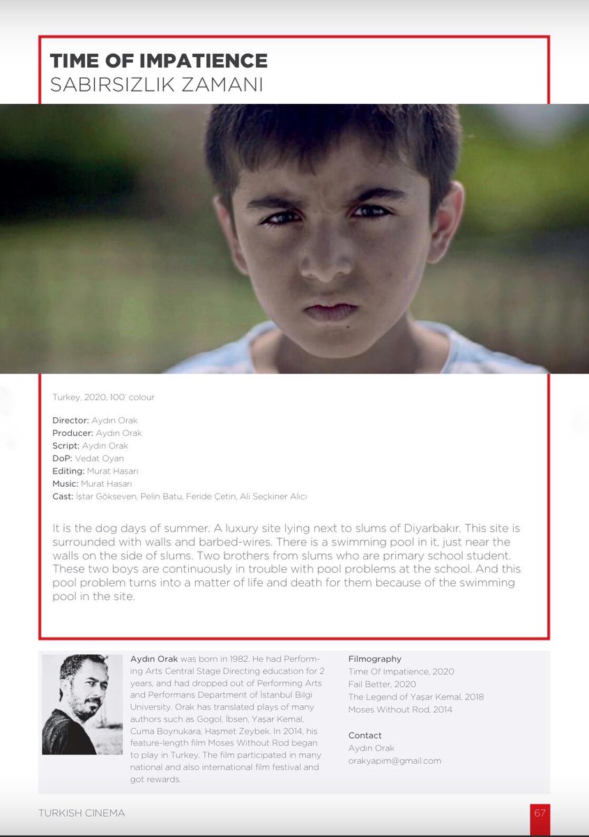 Sabırsızlık Zamanı filmimiz Cannes Film Festivali Pazarında! 

<a href="/aydin_orak/">AYDIN ORAK</a> <a href="/pelinbatutr/">Pelin Batu</a>  <a href="/IstarGokseven/">Istar Gokseven</a> feride çetin, ali seçkiner alıcı, rıza sönmez