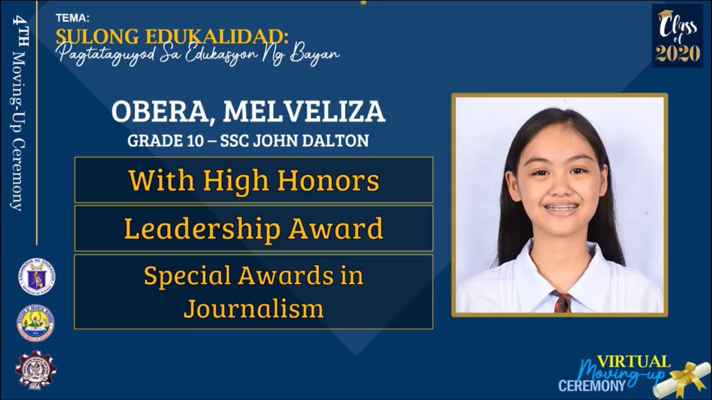vhee_ruegg's tweet photo. Thank you God 😇 and sa lahat ng mga naging bahagi ng journey ko sa pagiging Junior High School Student 😌🤗 sa Senior High naman! Hihi❤️ https://t.co/ORZQUnVlvZ