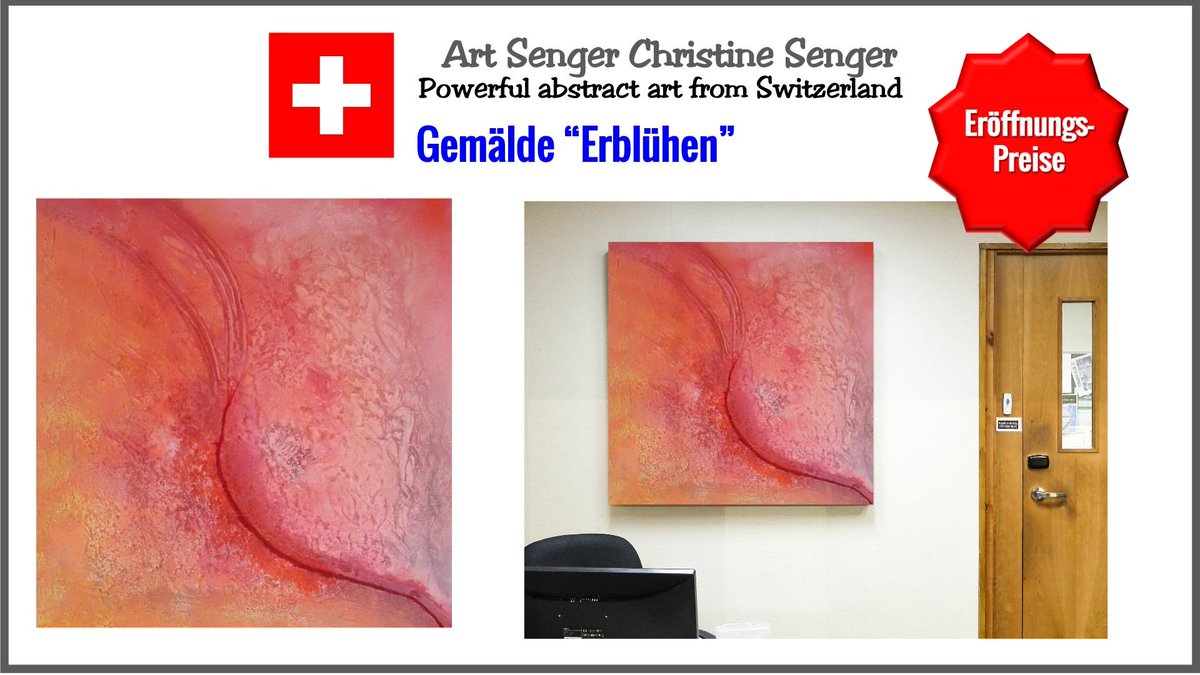 ArtSenger's tweet photo. #Sonderpreise ACRYLGLAS-Bild "Erblühen" von Art Senger!

Mehr unter https://t.co/jFAEMg45Br

Art Senger stellt die abstrakte Kunst jetzt
auch als Acrylglas-Bilder zur Verfügung.

Das Bild "Erblühen" gibt es in 3 Größen!

#artsenger #abstrakte #kunst #malerei #acrylglas https://t.co/CLpIciQaUm