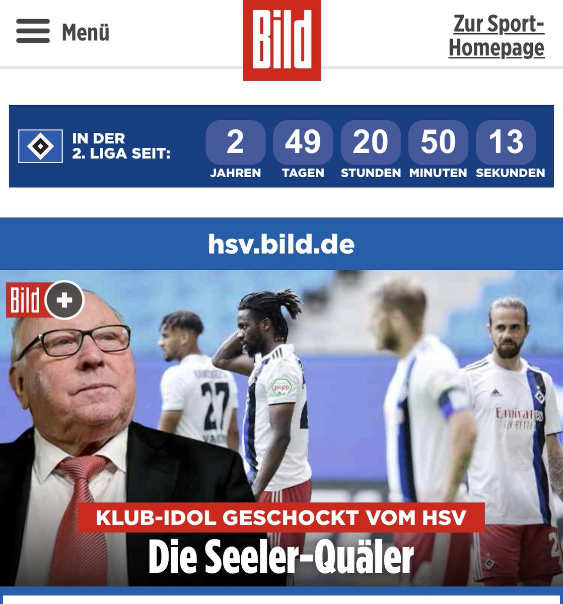 Der <a href="/HSV/">Hamburger SV</a> hat wieder eine Uhr! <a href="/BILD_HSV/">BILD Hamburger SV</a> <a href="/BILD_Sport/">BILD Sport</a> #nurderHSV