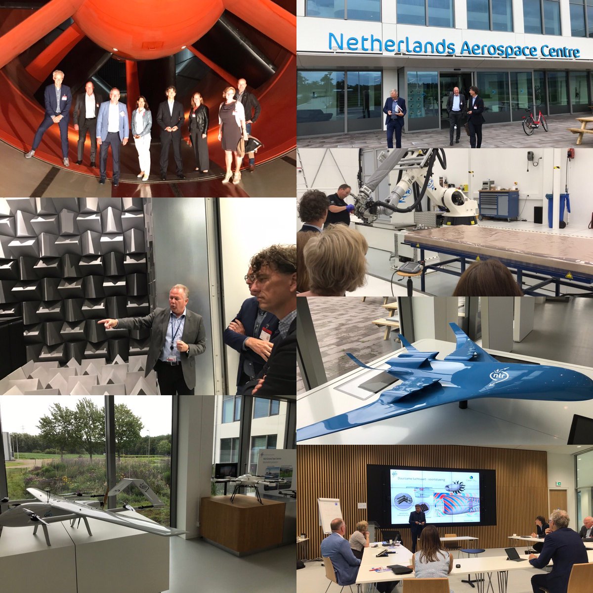 NLR_NL's tweet photo. Tijdens bezoek aan het Koninklijk NLR heeft de Raad van Commissarissen en Directie @HorizonFlevo kunnen zien en ervaren wat “added value”is van toegepast onderzoek &amp; bijbehorende faciliteiten voor het bedrijfsleven in het algemeen en in  het bijzonder voor  het MKB in Flevoland. https://t.co/iQop671Qc1