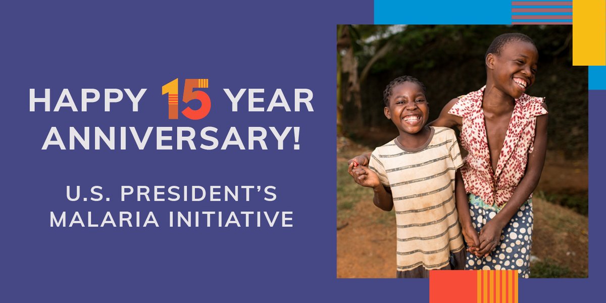 RBM Partnership (@endmalaria) on Twitter photo 15 years ago today, the US 🇺🇸 pledged to increase #malaria funding. Now, <a href="/PMIgov/">U.S. President's Malaria Initiative (PMI)</a> supports malaria programmes in 27 countries across the world, and improved the lives of 570m people in 2019 alone! Congratulations, and many thanks for all your work to #endmalaria! #15yearsofPMI 15 years ago today, the US 🇺🇸 pledged to increase #malaria funding. Now, <a href="/PMIgov/">U.S. President's Malaria Initiative (PMI)</a> supports malaria programmes in 27 countries across the world, and improved the lives of 570m people in 2019 alone! Congratulations, and many thanks for all your work to #endmalaria! #15yearsofPMI