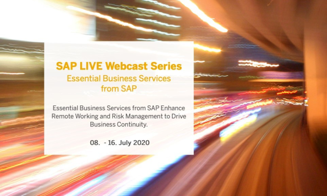 coca_zh's tweet photo. Learn how you can minimize risks and ensure business continuity in these uncertain times! #EssentialBusinessServices #SAPServices #SAPLiveWebcastSeries https://t.co/msrpwoxnut https://t.co/Chf30I9Ehe