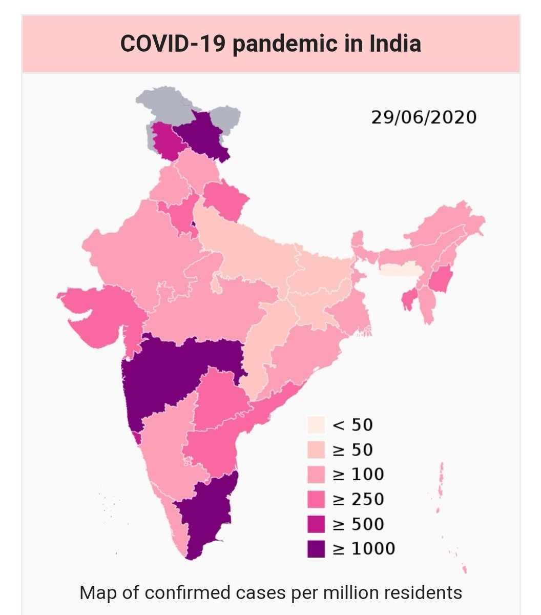 Myth #2 Some states have very good health infrastructure and medical facilities, and some poor states, people just die.Look at the data, and judge yourselves  #IndiaFightsCorona