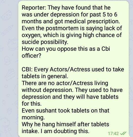 2/4CBI Officer Mr.Ragothamam about  #SushantsinghRajput case. #PMDoCBIEnquiryForSSR