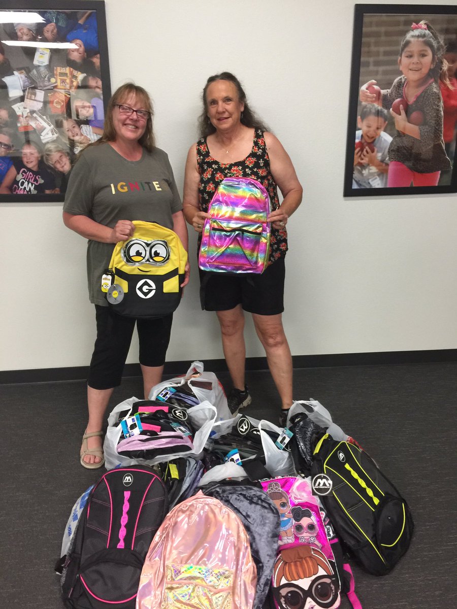 Great news! <a href="/granburyisd/">Granbury ISD</a> is planning to provide school supplies for all students this year, but we need help making sure all students have a backpack. Thank you Tammy Blanton for donating 75 this morning to help GISD students. #GISDPride