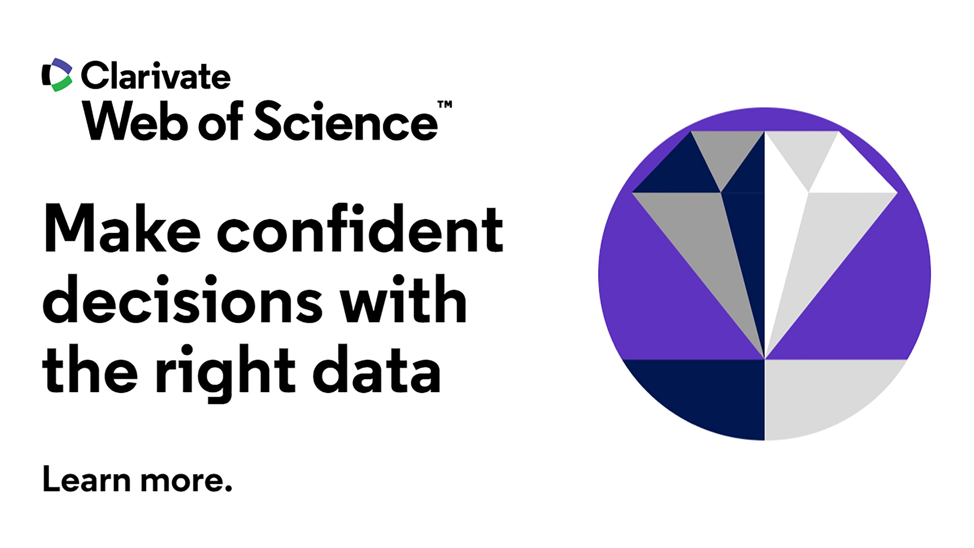 Clarivate World of Science Journal Citation Reports Banner