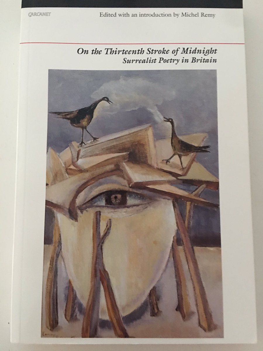 There are some excellent anthologies of Surrealist writing out there. This one showcases British writers. Surrealism in the U.K. was more than just an imitation of the French variety.