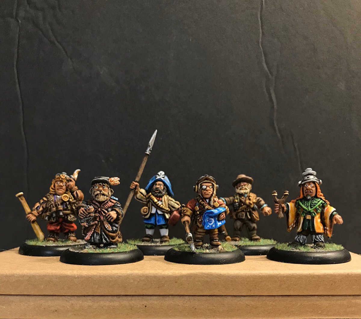 BgMiniatures's tweet photo. Time Bandits! 
Cool little minis finally all painted up-with some minor alterations!
Will make for a wild and amusing encounter for the Party exloring the hinterlands of the Dragonshead peninsula! (Maybe a chance to travel to the moons of Greyhawk...hmm)?@NorthumbrianTin https://t.co/8867FPwNxN