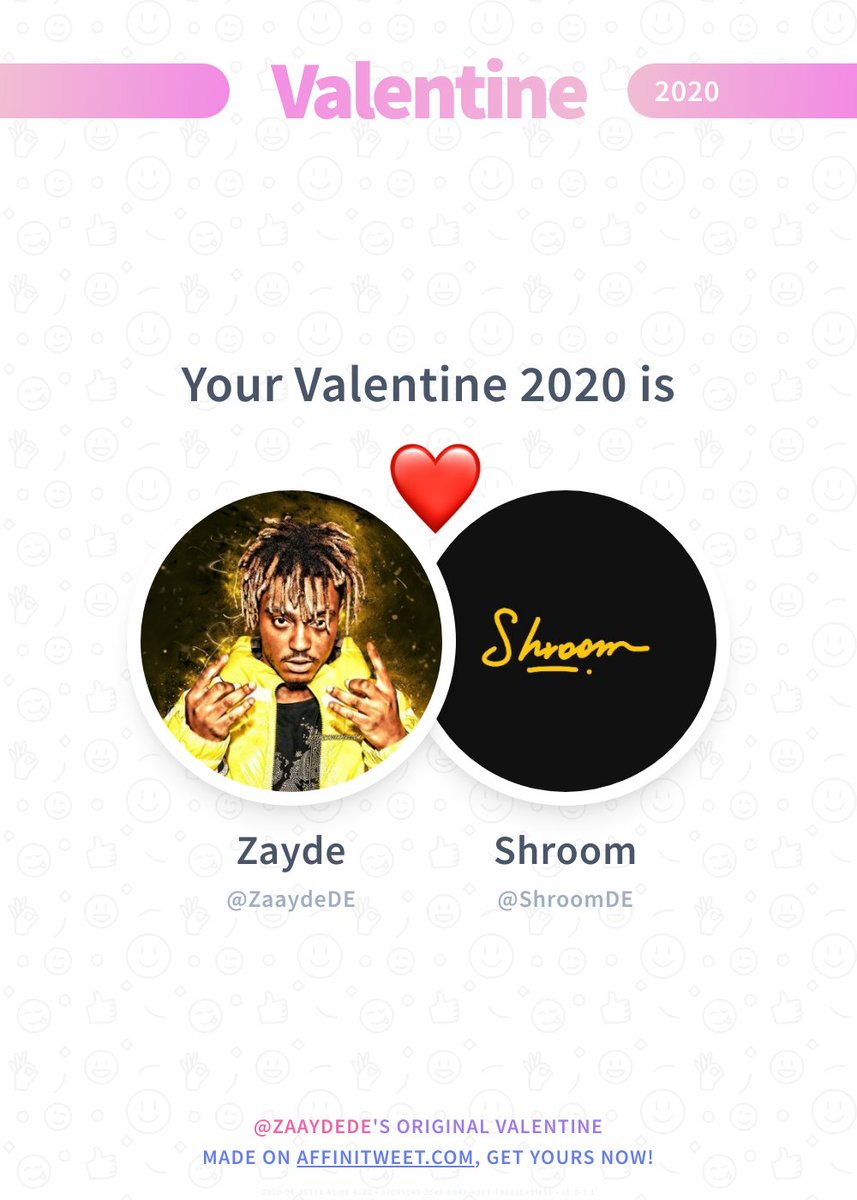 #Affinitweet Valentine
This year you're mine ShroomDE! ❤️
And you, whom will be yours?
via affinitweet.com/valentine