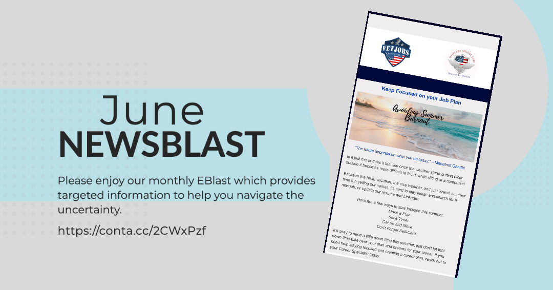 Vetjobcasy's tweet photo. Keep Focused on your Job Plan.
Check our latest Newsblast at https://t.co/ez3pQntOzP
#militarylifestyle #militaryspouse #milspo #milspouse #reservespouse #armyspouse #navyspouse #usmcspouse #armywife #navywife #marinewife #usafwife #military #milSO #veteranspouse https://t.co/0NAman1SIS