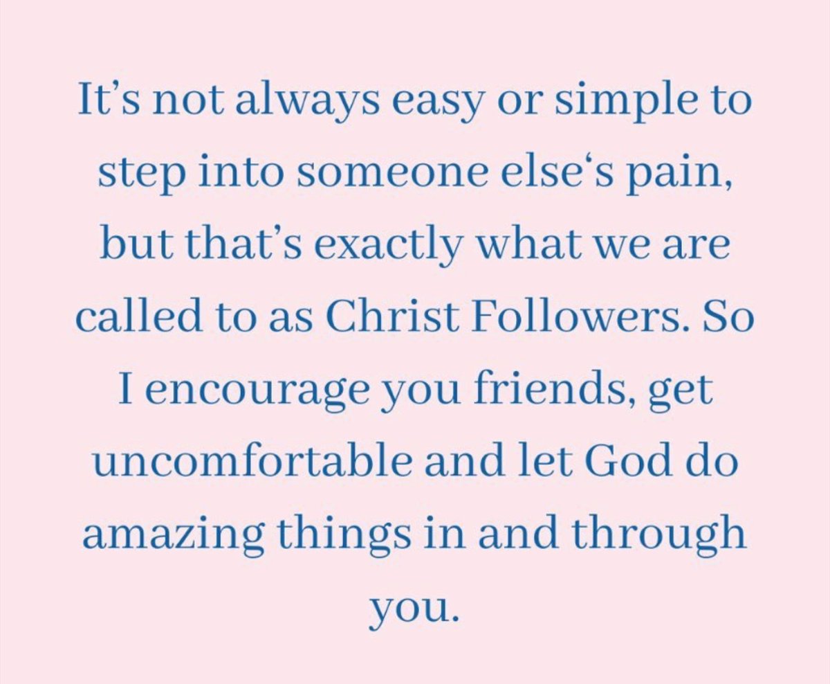 DerwinLGray's tweet photo. It's not always easy or simply to step into someone else's pain, but that's exactly what we are called to as christ-followers. #thegoodlifebook https://t.co/WLyB40O8oD