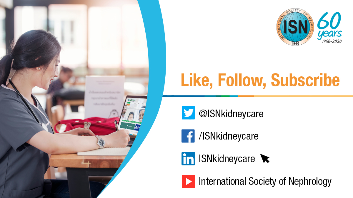 ISNkidneycare's tweet photo. The world has gone digital in order to keep us safe from #COVID19. Many ISN educational resources are announced through our #SocialMedia channels. Make sure you follow us so you don't miss any webinar, #RenPath case, ISN-ACT GTF, journals video abstracts, & more!
#SocialMediaDay https://t.co/jRZmrwO1dZ