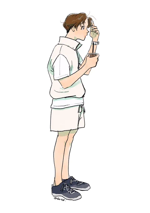 ???

今更だけど、バンバンコンの退勤の時の服めっちゃ可愛くなかったですか?という絵 