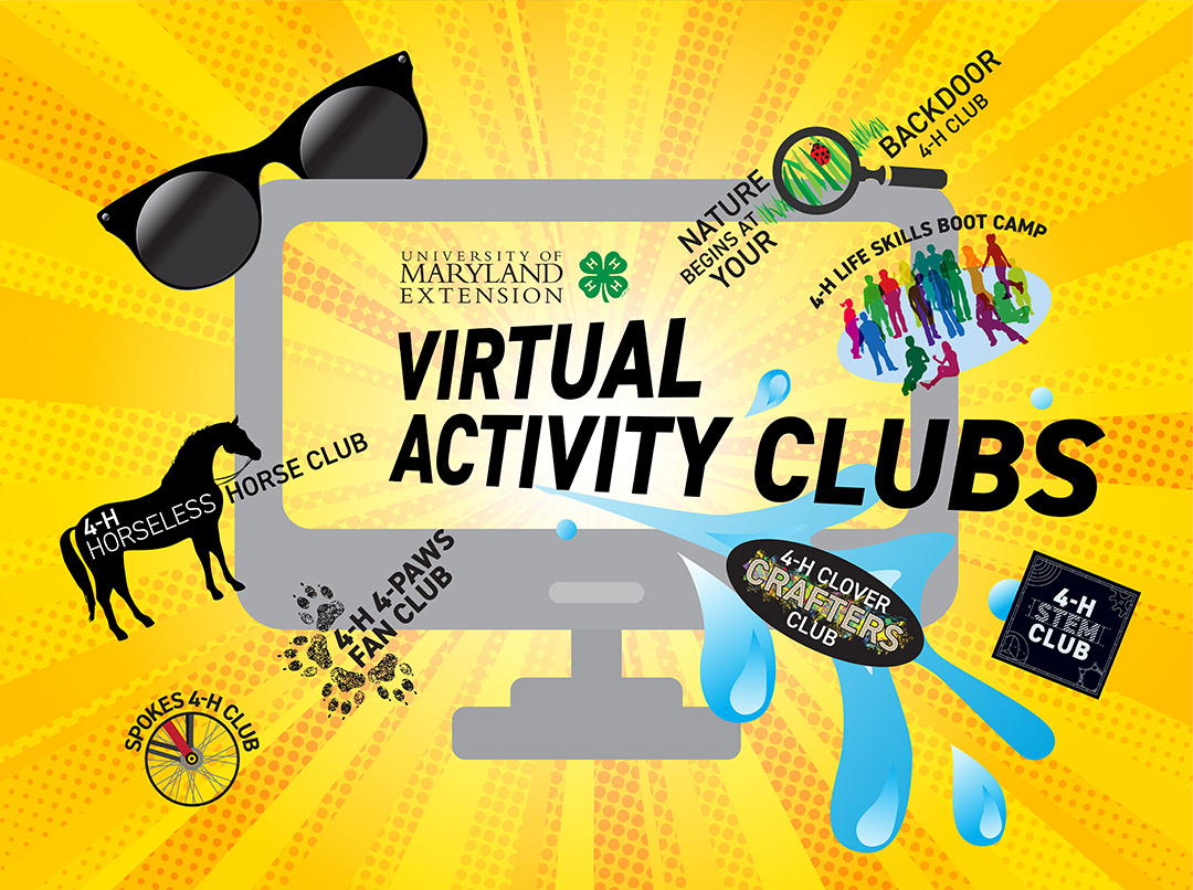 Maryland4H's tweet photo. In less than 24 hours, 77 youth have signed up for one of the 7 new virtual summer activity clubs. Hurry before all of the slots are filled. Space is limited.
@4H @UMdExtension #summerfun #4h #4hfun #STEM #Ag https://t.co/A6tNAiDEad