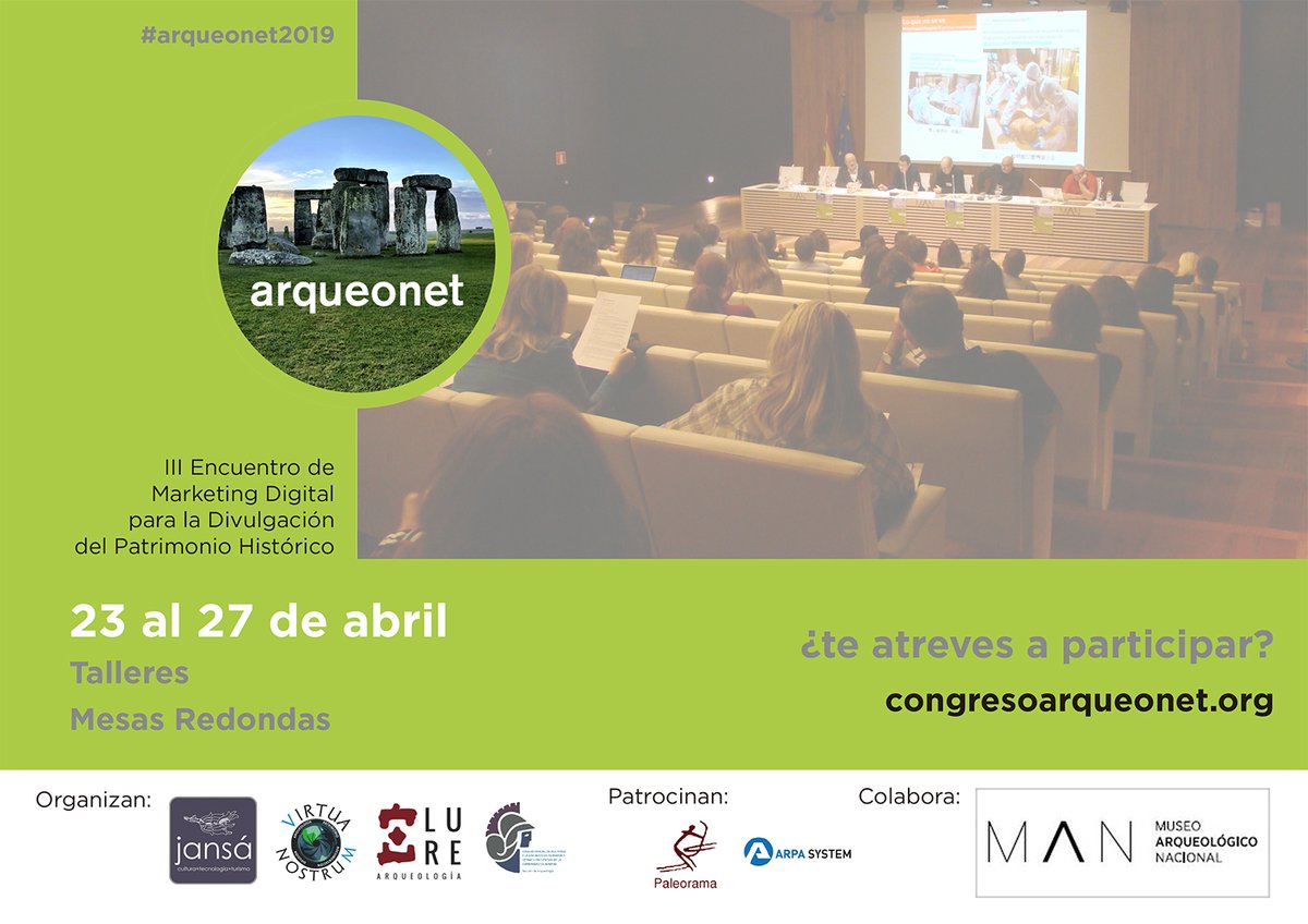 Este Día Internacional de las Redes Sociales, os dejamos  la playlist de la última edición de <a href="/Cong_Arqueonet/">Congreso Arqueonet</a> (2019), en el <a href="/MANArqueologico/">Museo Arqueológico Nacional</a> (gracias por grabarlo!). La pandemia se ha llevado por delante la edición 2020, pero el congreso vuelve en 2021!
▶️ youtube.com/playlist?list=…