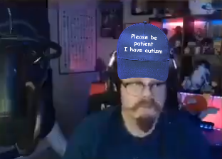 ProducerSmitty's tweet photo. @MowUrLawns @pepega_king @ShinyDunsparce @jacobislame @Ninja @xQc @JessicaBlevins @DrLupo @StJude boys leave this old man alone, can you not see his hat? https://t.co/Ev0XGKCdHG
