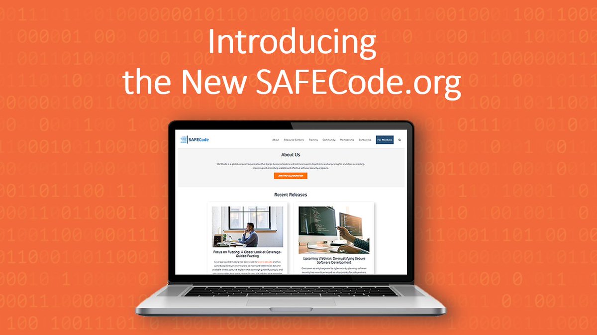 HUGE news! The all new #SAFECode website is now LIVE! Take it for a spin and be sure to check out the new curated Resource Centers. bit.ly/3eO5cCb