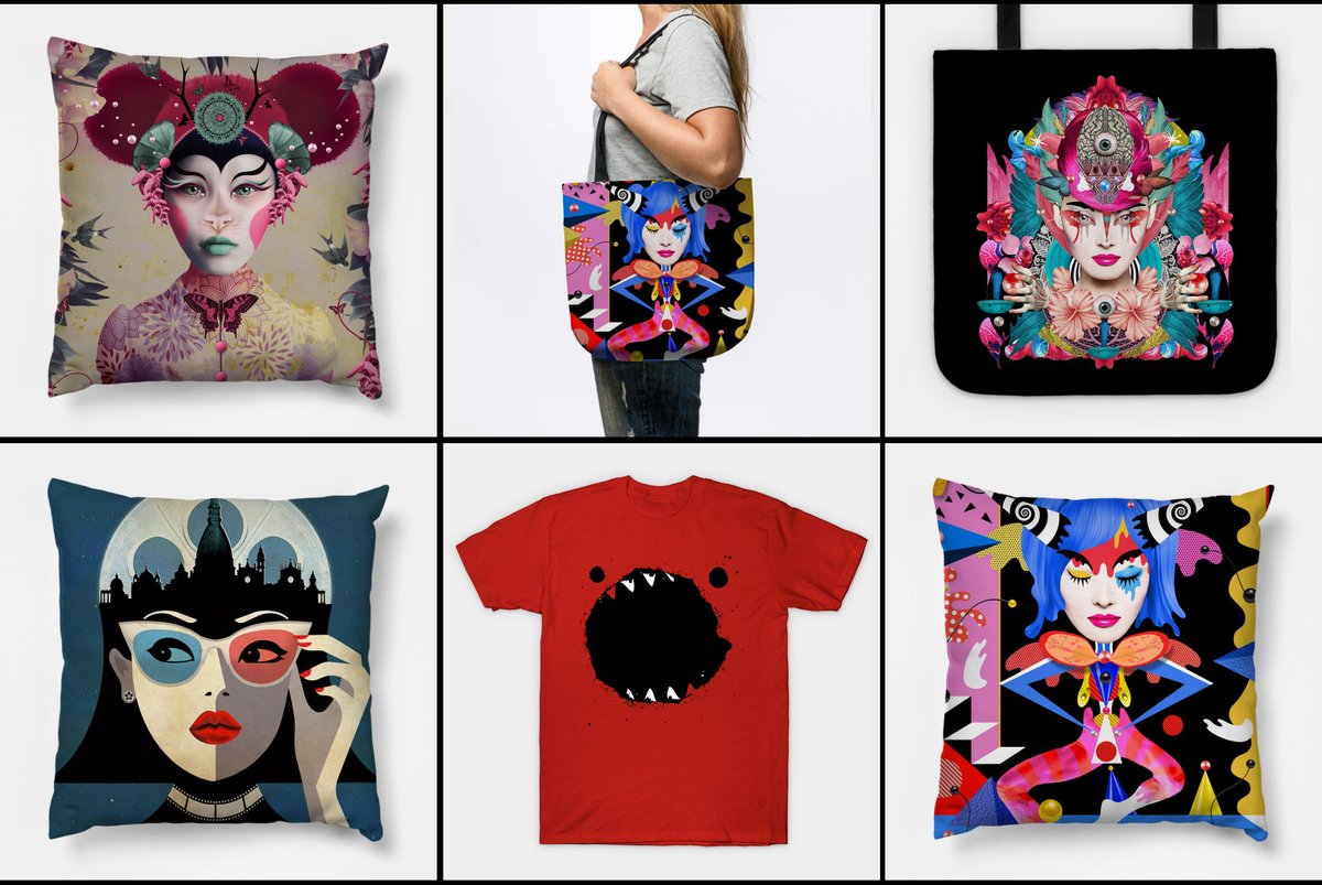 VBrostean's tweet photo. New collab! My #illustrations applied on  #tshirts #pillows #totebags and more.. Check it out:> https://t.co/Kt9rLjfd9B https://t.co/utccLNHFAN