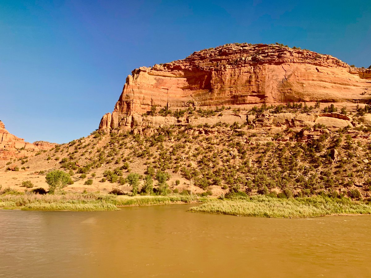 12/ We came down into Ruby Canyon. The attendant said we spent more than 200 miles tracing the Colorado River.