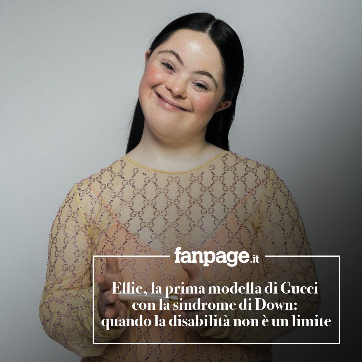 matteorenzi's tweet photo. Questa storia è bellissima. Faccio i complimenti a Ellie e a Gucci. La sindrome di Down non può essere un limite, mai
#Bellezza https://t.co/udlGYs59PB