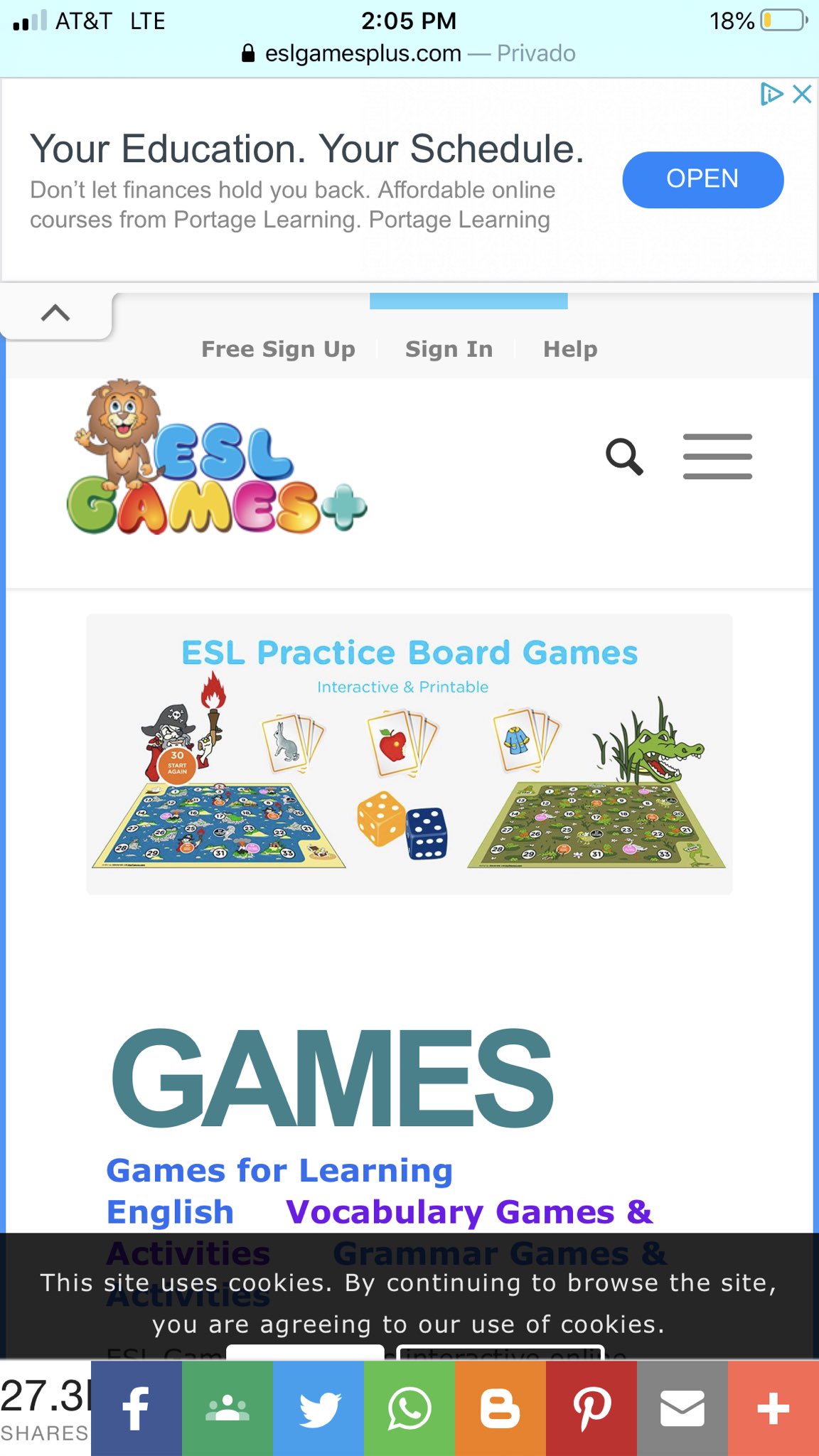 ESL Board Games, Interactive Vocabulary, Grammar, Word Recognition Practice