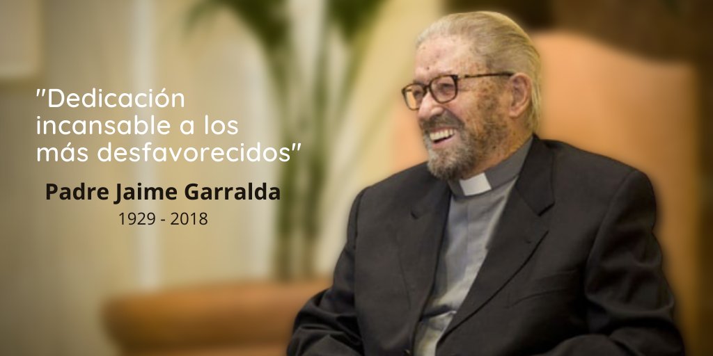 Hoy es el segundo aniversario de la muerte del Padre Jaime Garralda 🙏🏻 Siempre presente en nuestros corazones 💙