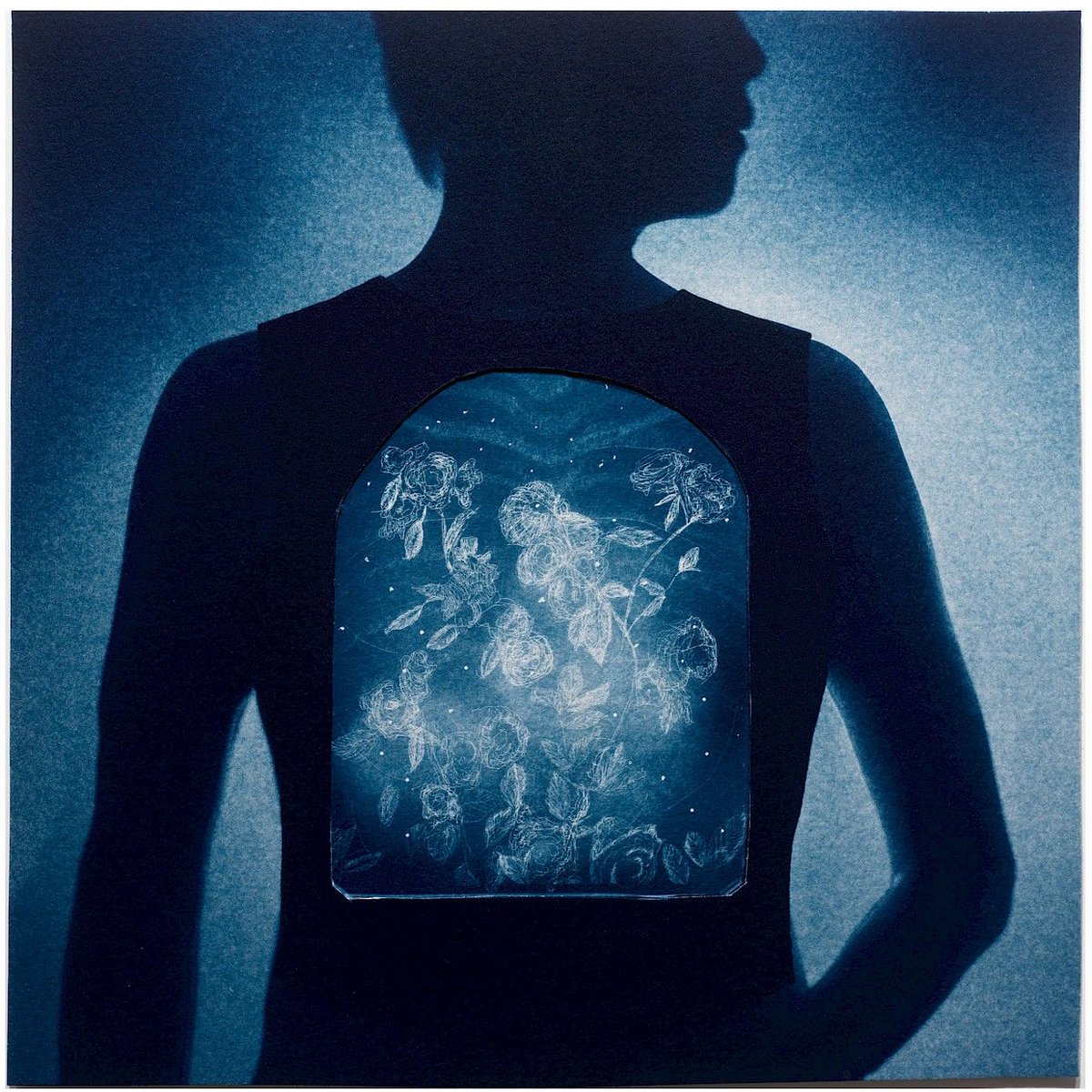 JonahCalinawan's tweet photo. Under Armor, a cyanotype print inspired by an x-ray. Purchase info in the blog post How to Create a Cyanotype Digital Negative https://t.co/Zq91YWM5qp https://t.co/garF9Vi72v