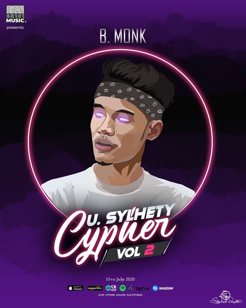 officialbmonk's tweet photo. U. Sylhety Cypher Vol. 2 🇧🇩×🇮🇳
•Will be available on all the major streaming platforms on 3rd of July.
#sr101music #bsb101 #bmonk https://t.co/qdvQMBRIpY