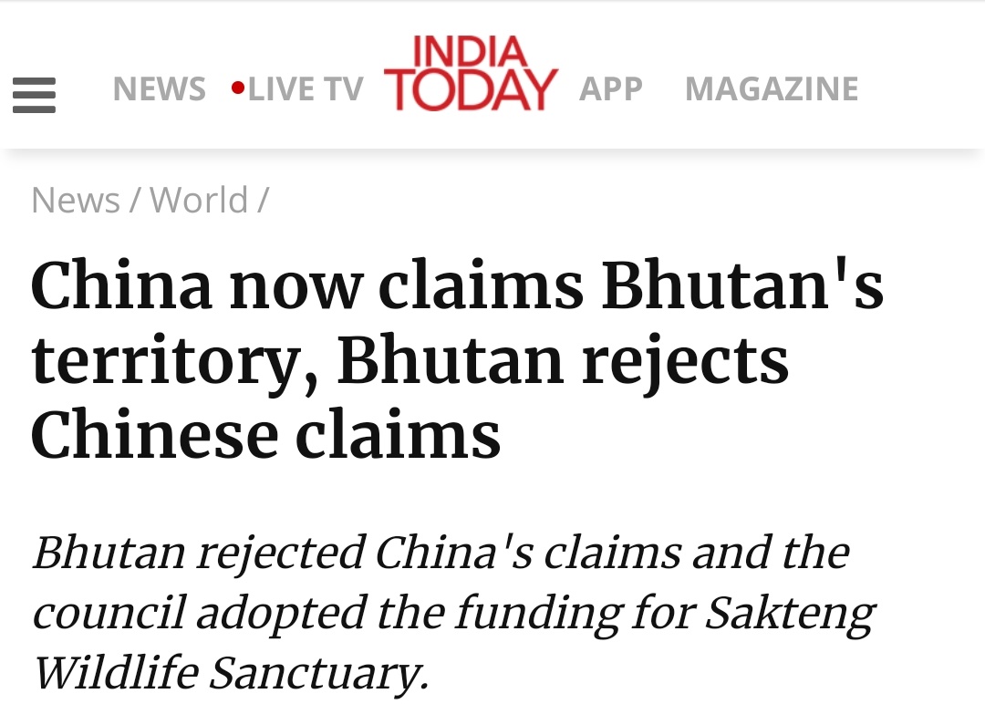 prabal_pradip's tweet photo. "He who is Greedy is always in want"

China now starting a fresh new dispute with Bhutan. India must back Bhutan and hit China harder. https://t.co/qhZAiSIBjd